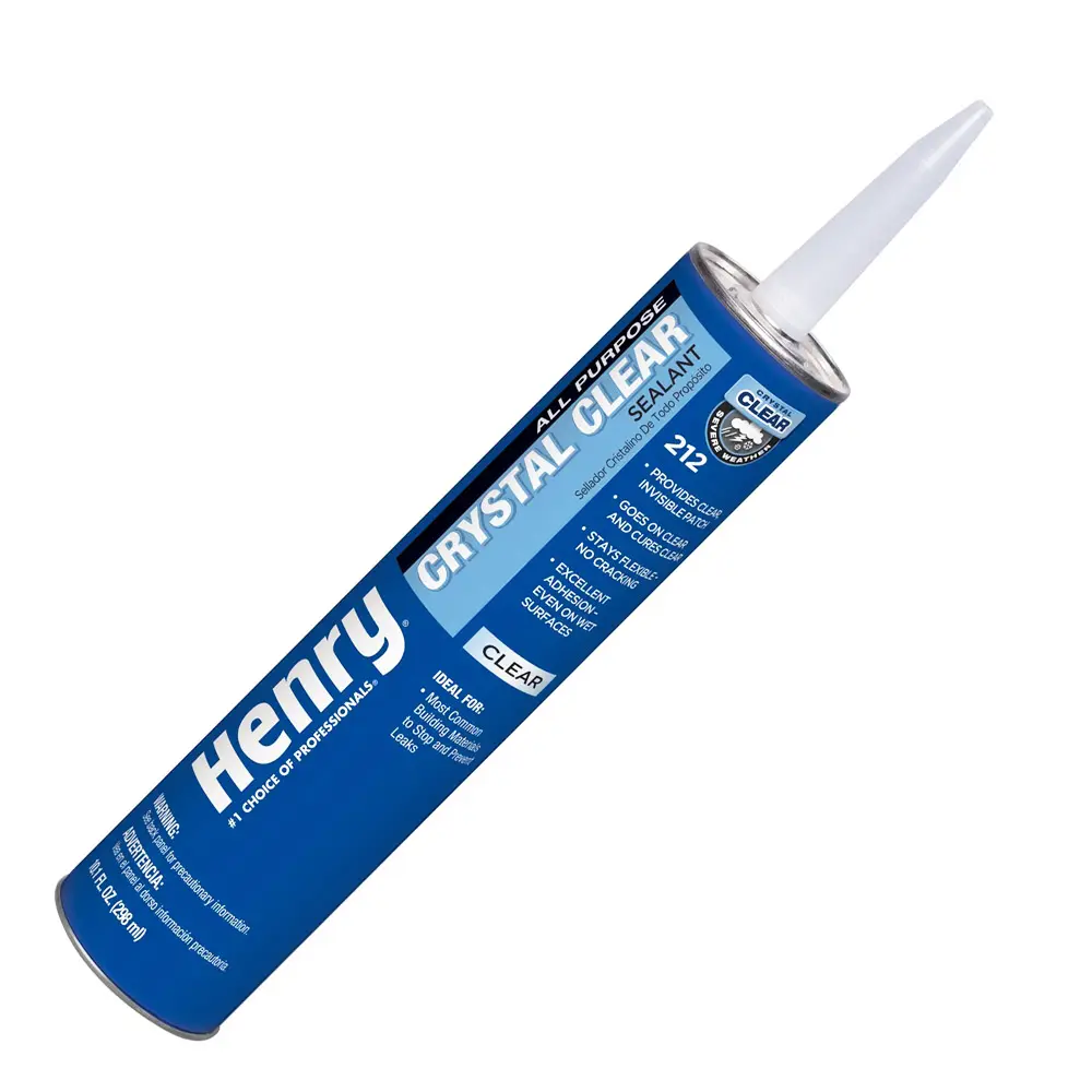Henry 212 Crystal Clear All-Purpose Sealant 10.1 oz | DHC Supplies