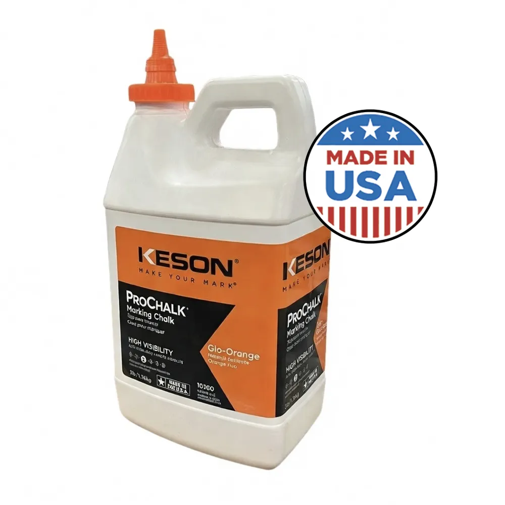Keson 103GO Level 2 High Visibility Glo-Orange Marking Chalk 3 lb