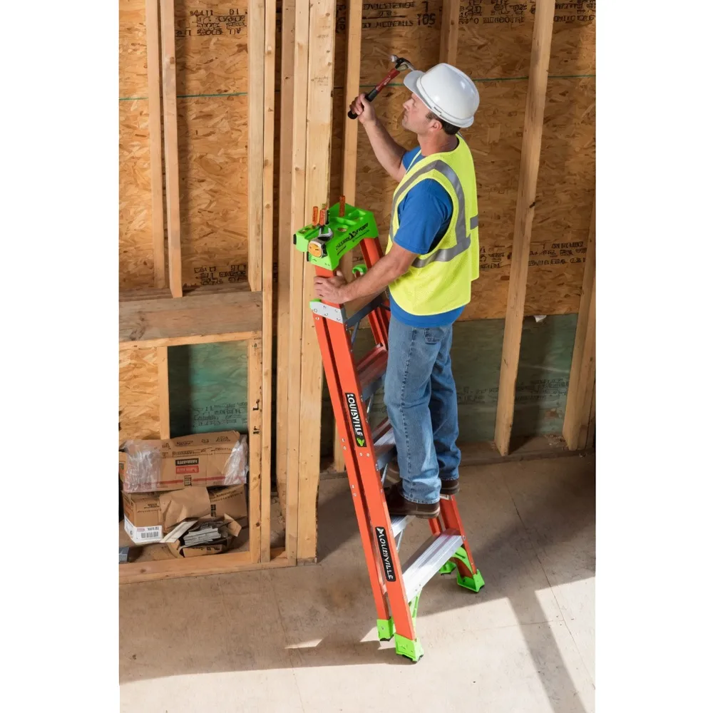 Louisville Ladder FXS1506 6' Type 1A Cross Fiberglass Step Ladder