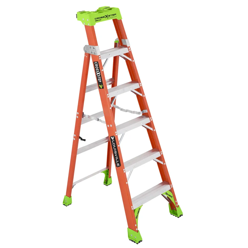 Louisville Ladder FXS1506 6' Type 1A Cross Fiberglass Step Ladder