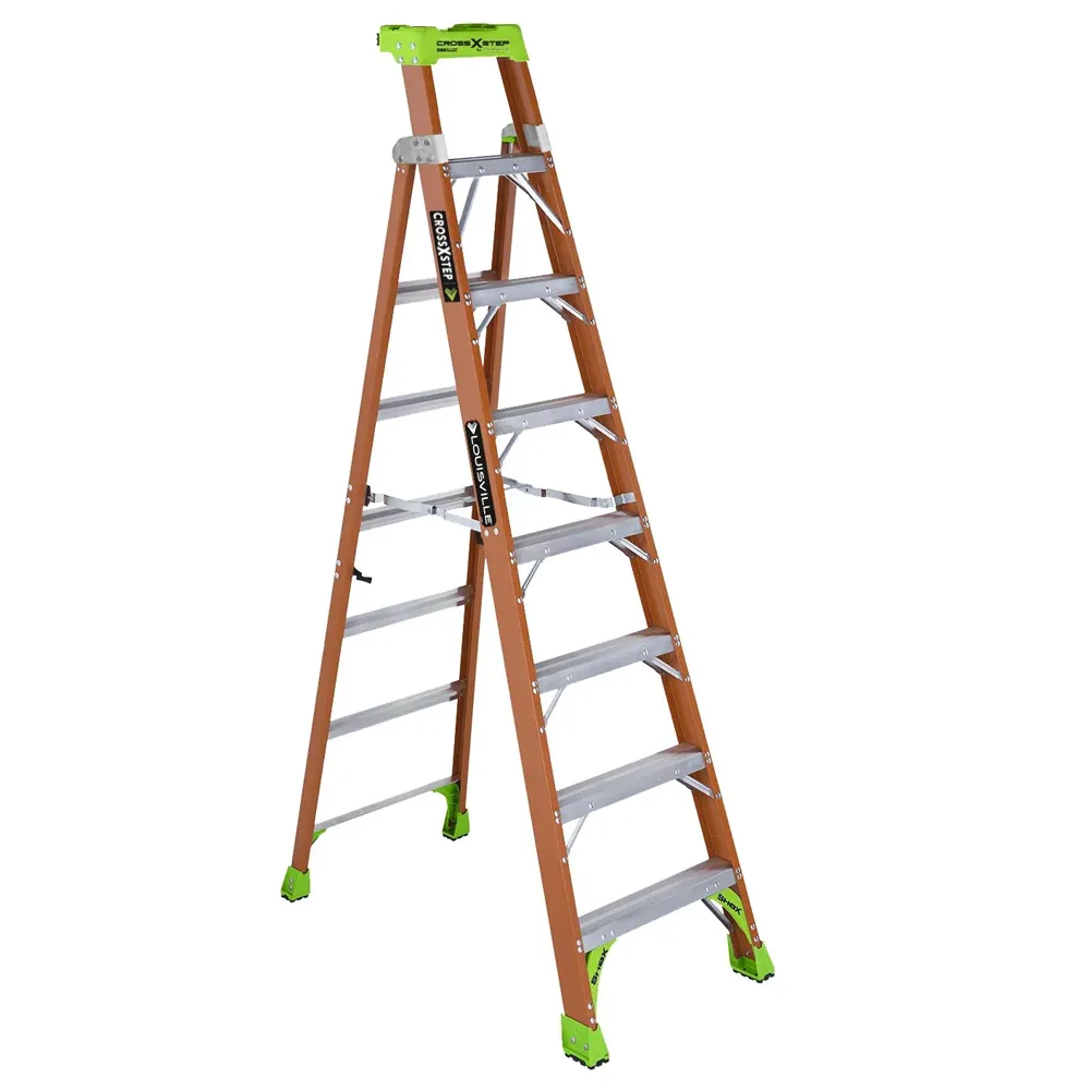 Louisville Ladder FXS1508 8' Type 1A Cross Fiberglass Step Ladder