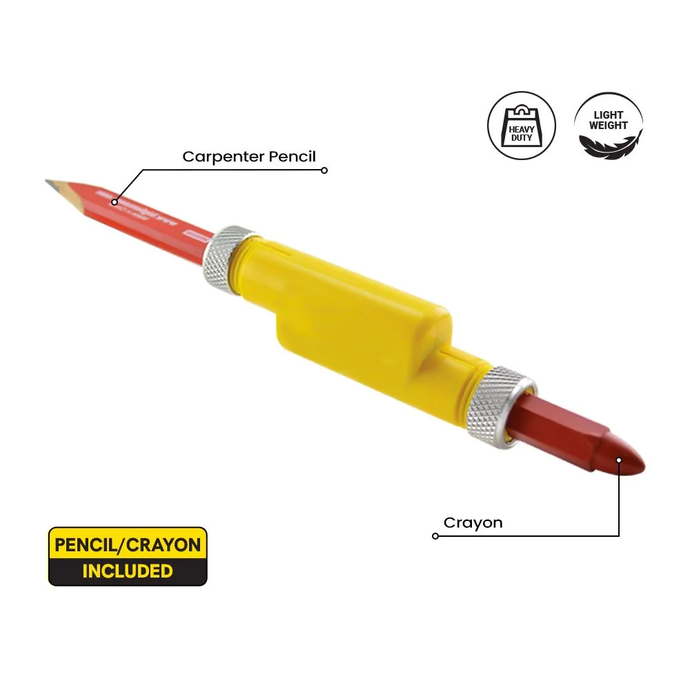Big Horn 19846 Carpenter's Dual Marker Holder with Pencil and