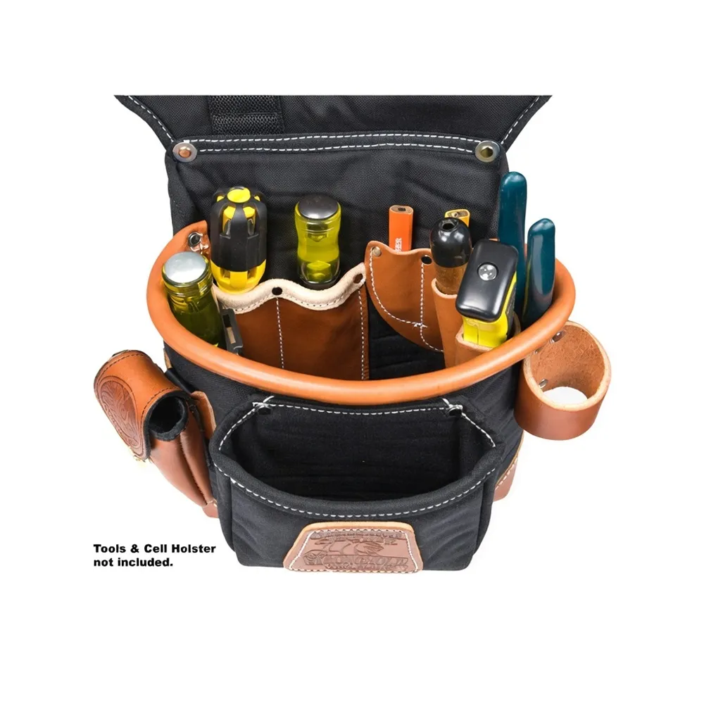 Occidental Leather 9850 Adjust-to-Fit FatLip Tool Bag Set (Black