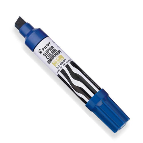 Pilot SC660BLK Refillable Black Super Color Jumbo Marker