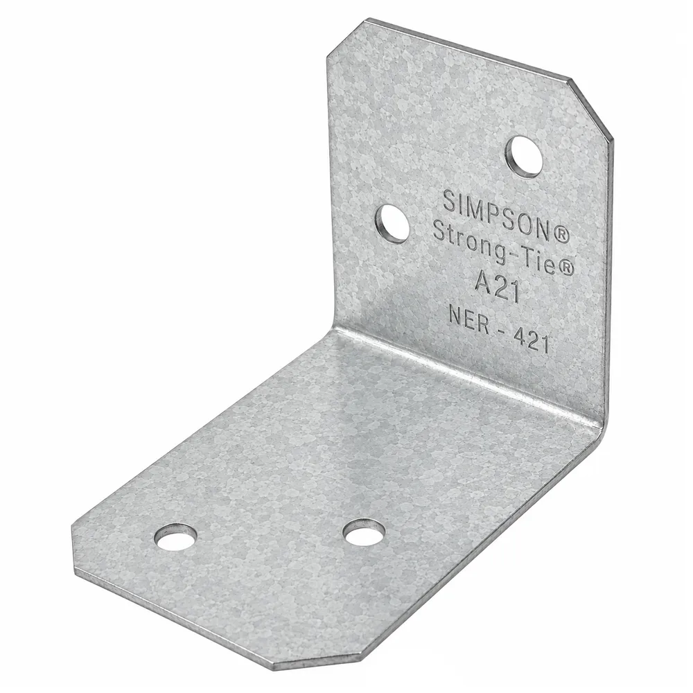 Simpson Strong-Tie A21Z ZMax® 90° Framing Angle Clip | Available