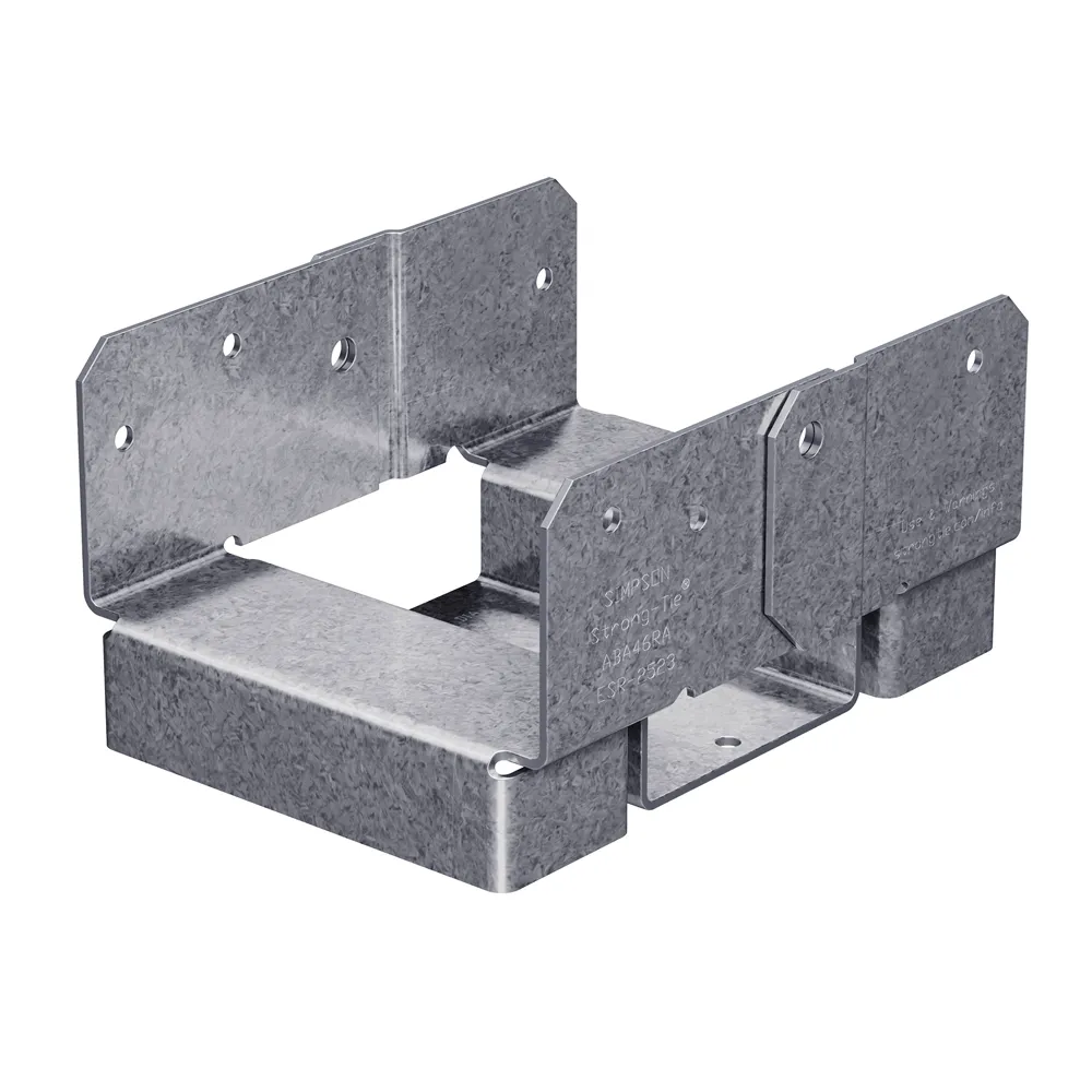 Simpson Strong-Tie ABA46RZ ZMax® Adjustable Rough 4 x 6 Post Base ...