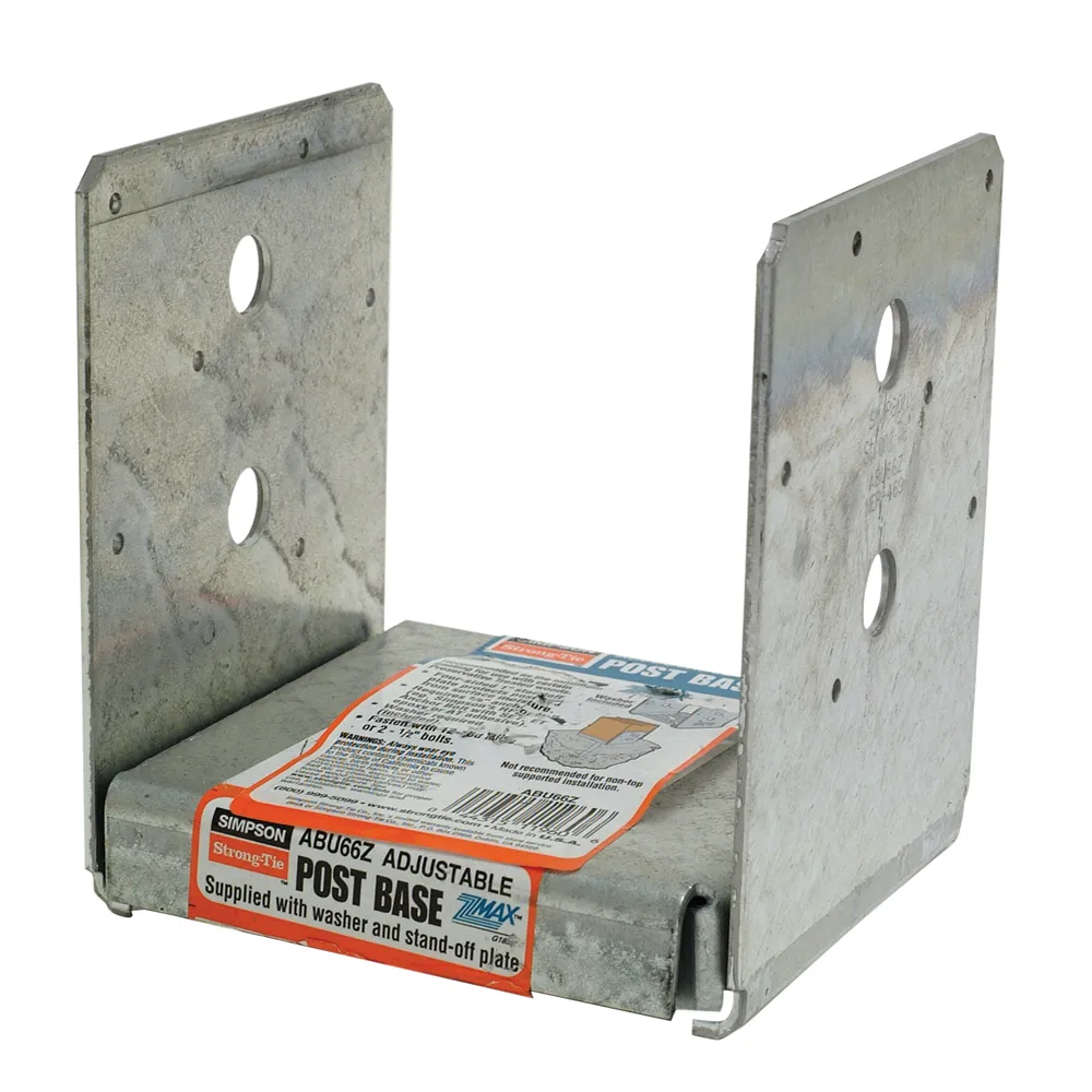 Simpson Strong-Tie ABU66Z ZMax® Adjustable 6x6 Post Base