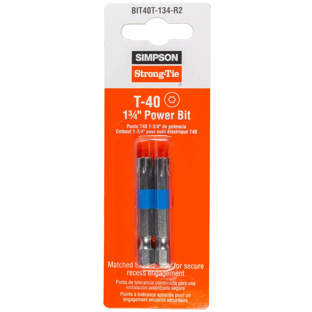 ダイナマイト　ロッド2本 Simpson Strong-Tie BIT40T-134-R2 T40 x 1-3/4