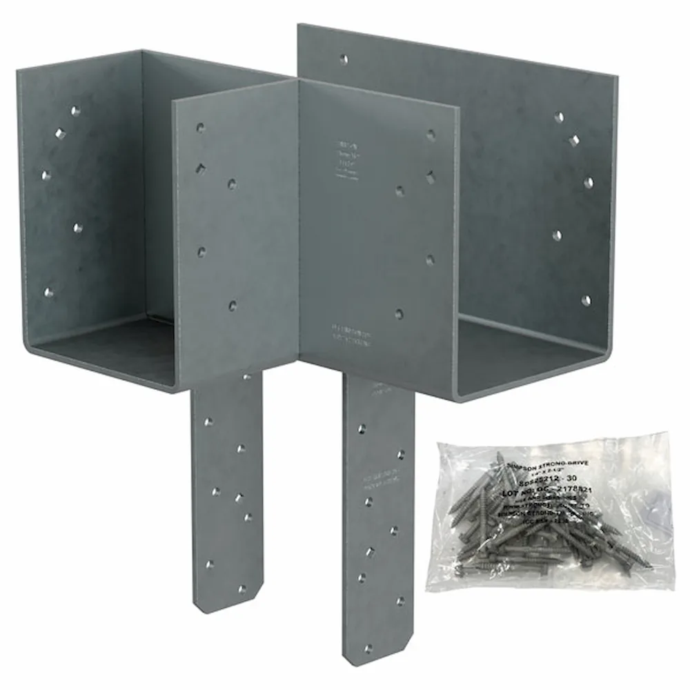 Simpson Strong-Tie ECCLLQ666SDS Left Corner Column Cap w/SDS