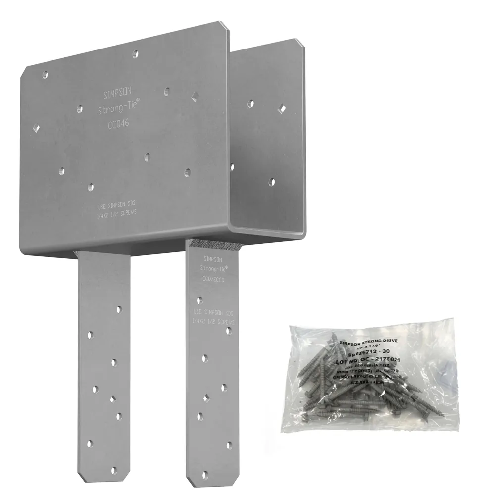 Simpson Strong-Tie CCQ44-SDS2.5HDG Column Cap with SDS Screws