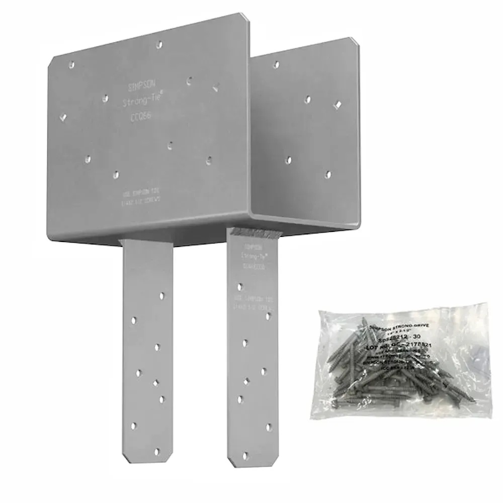 Simpson Strong-Tie CCQ66-SDS2.5HDG Column Cap with SDS Screws