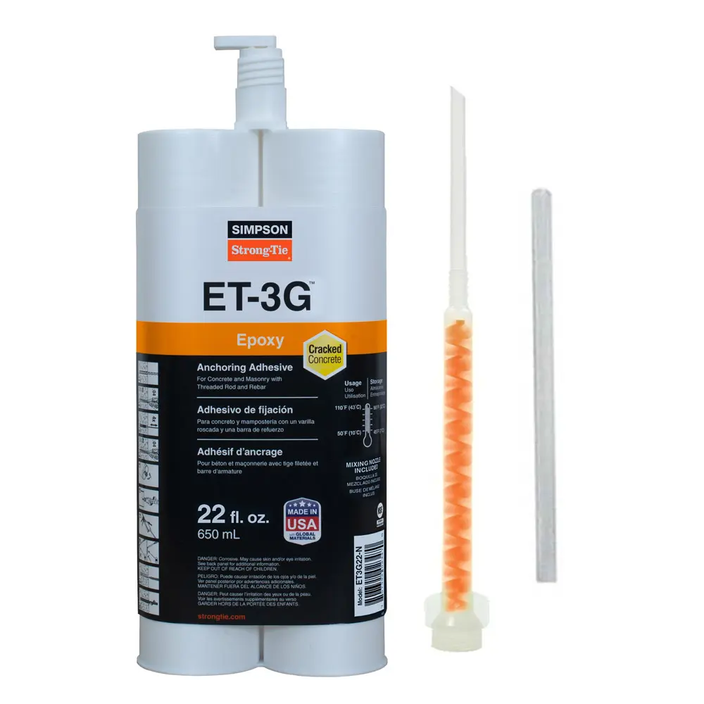 Simpson Strong-Tie ET3G22-N 22 oz. Dual Cartridge Epoxy Anchoring