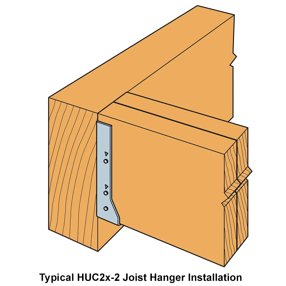 Simpson Strong-Tie HUC26-2Z ZMAX Reversed Flange Joist Hanger