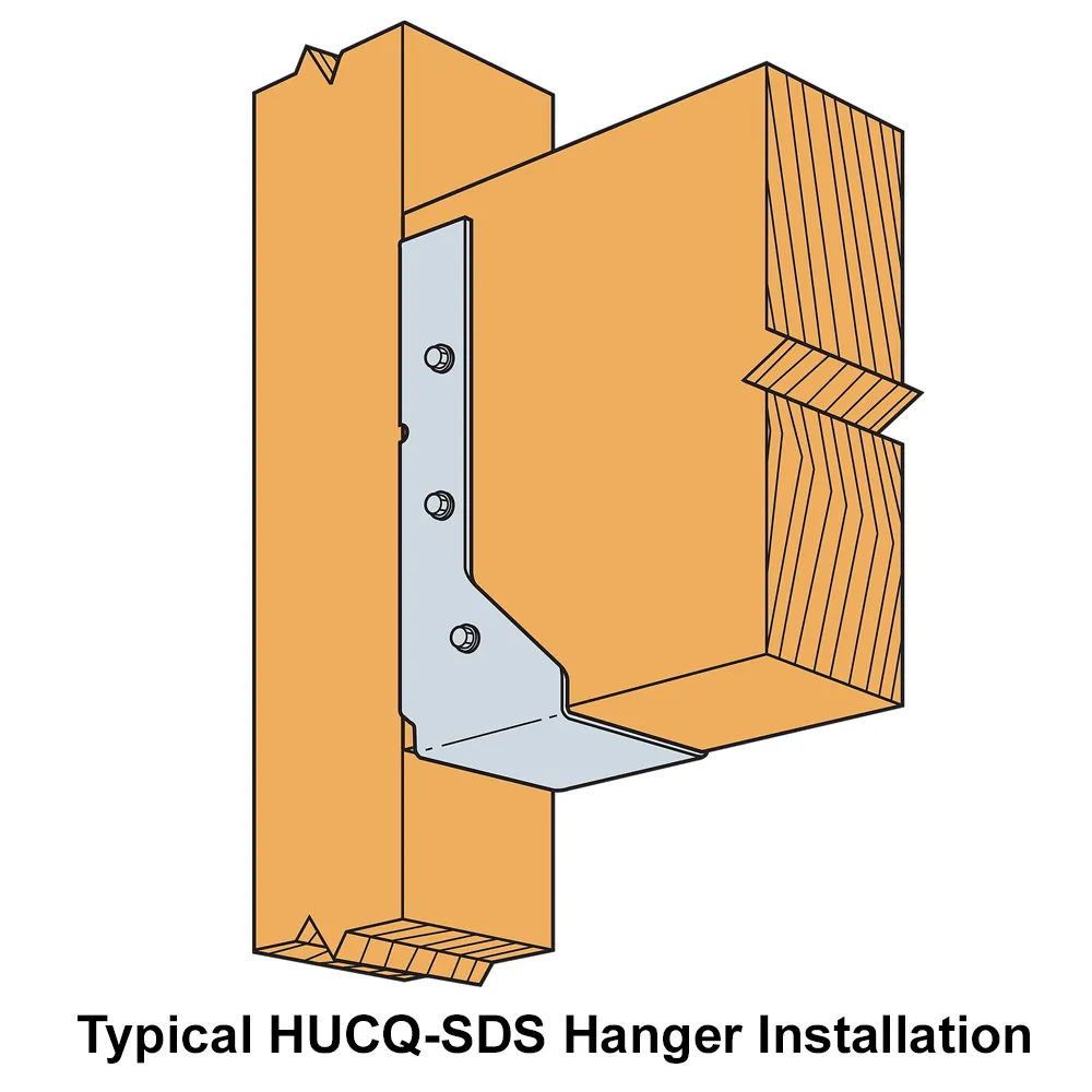 Simpson Strong-Tie HUCQ612Z-SDSG ZMax® 6 x 12 Heavy Duty Beam