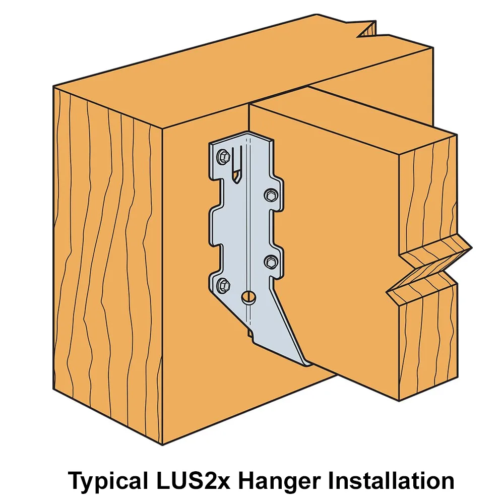 Simpson Strong-Tie LUS26Z ZMax Double Shear Joist Hangers