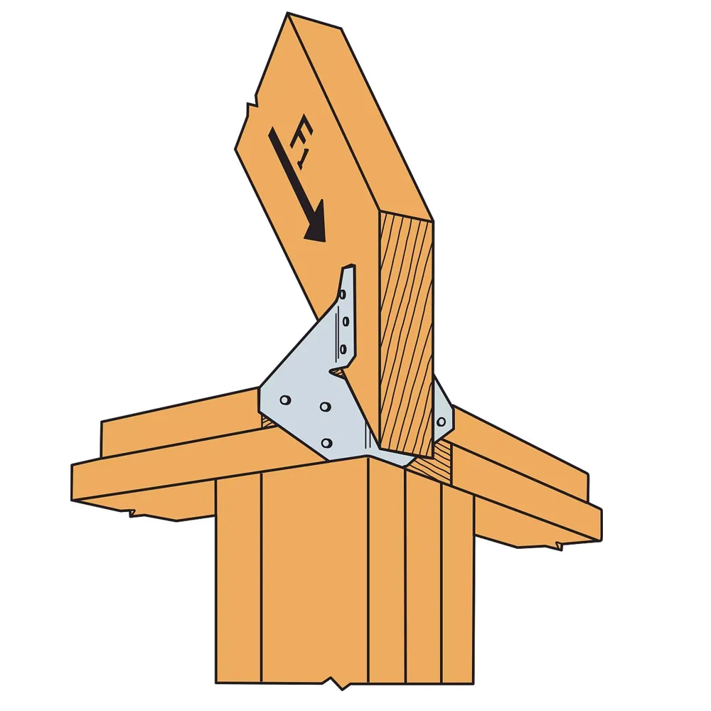 Simpson Strong-Tie HCP2Z ZMax® Hip Corner Plate | Available from
