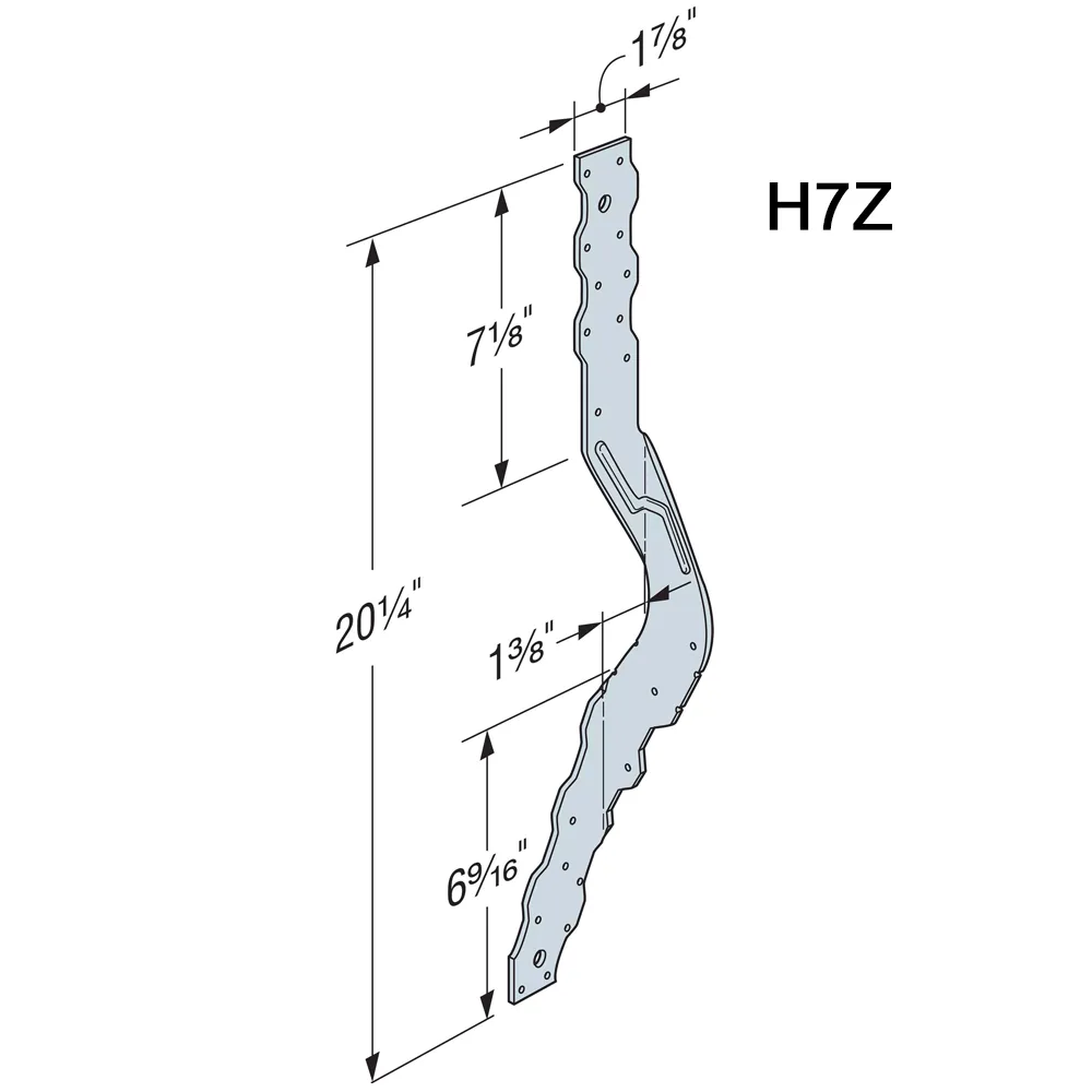 Simpson Strong-Tie H7Z ZMAX Hurricane Tie | Available from DHC