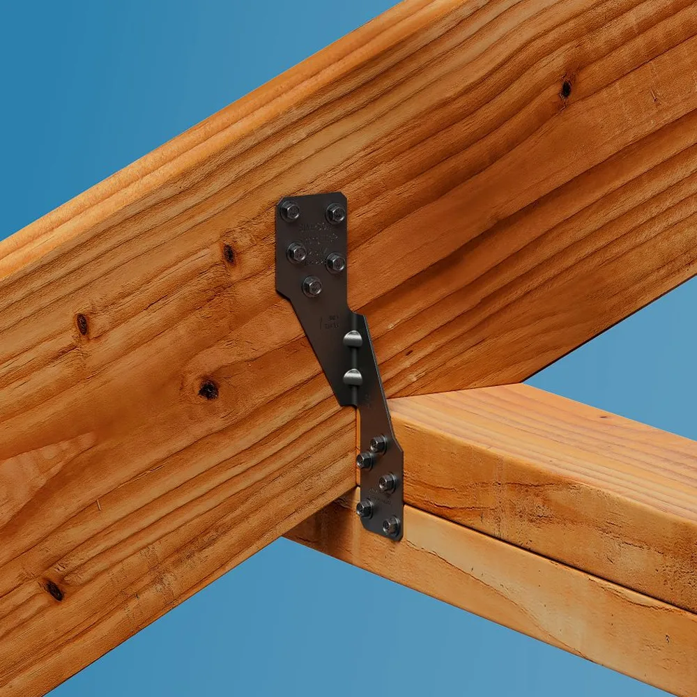 Simpson Strong-Tie H2.5APC Black Powder-Coated Hurricane Tie