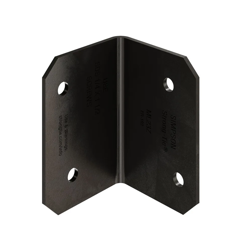 Simpson Strong-Tie ML23PC ZMax® w/Black Powder Coat 12-Gauge Angle
