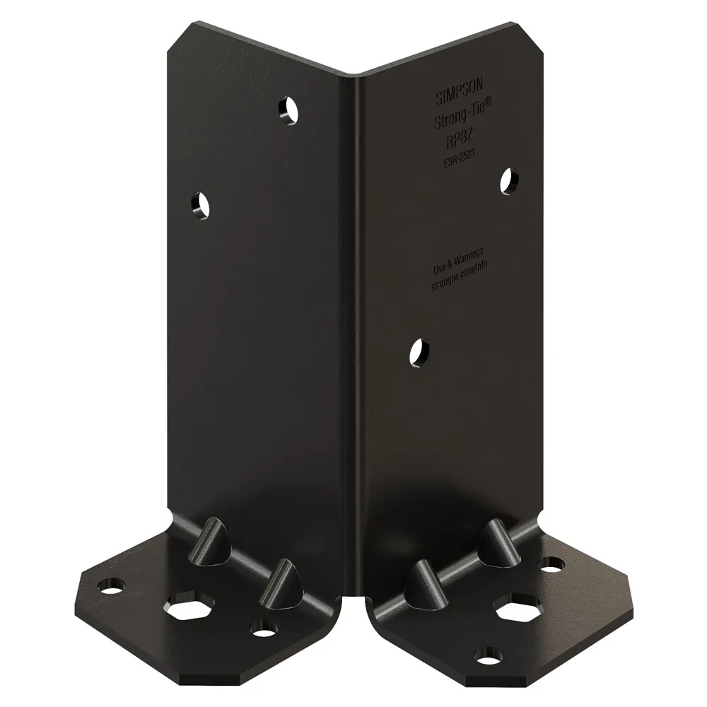 Simpson Strong-Tie RPBPC ZMax® w/Black Powder Coat Retrofit Post