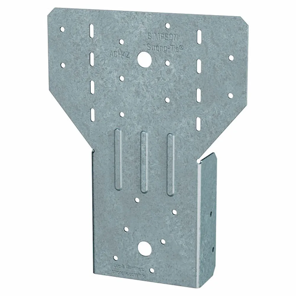 Simpson Strong-Tie ACH4Z ZMAX Regular Split Post Cap (Pair) – 4x