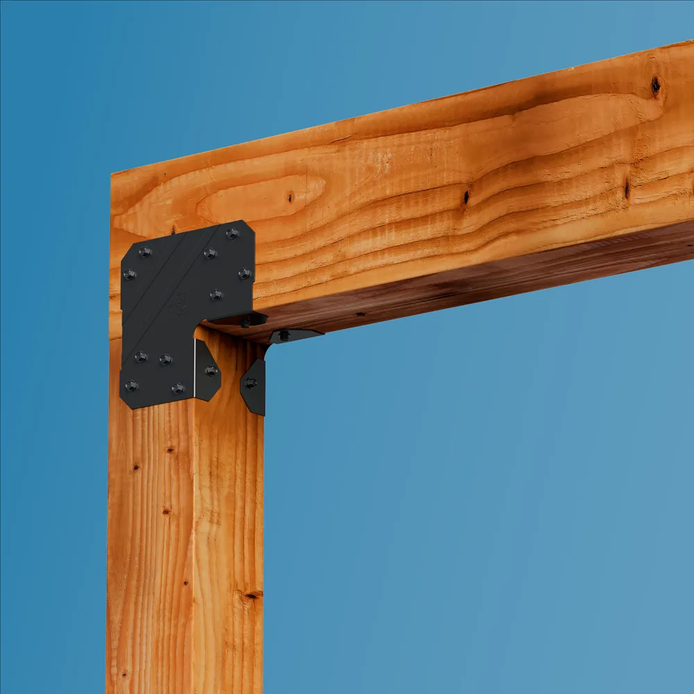 Simpson Strong-Tie LCE4PC Zmax® w/ Black Powder Coat Split Post
