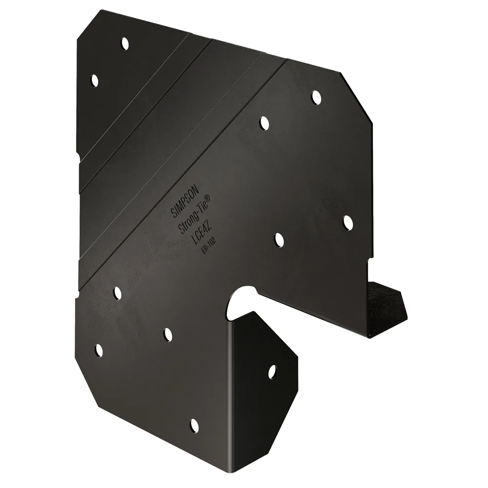 Simpson Strong-Tie LCE4PC Zmax® w/ Black Powder Coat Split Post