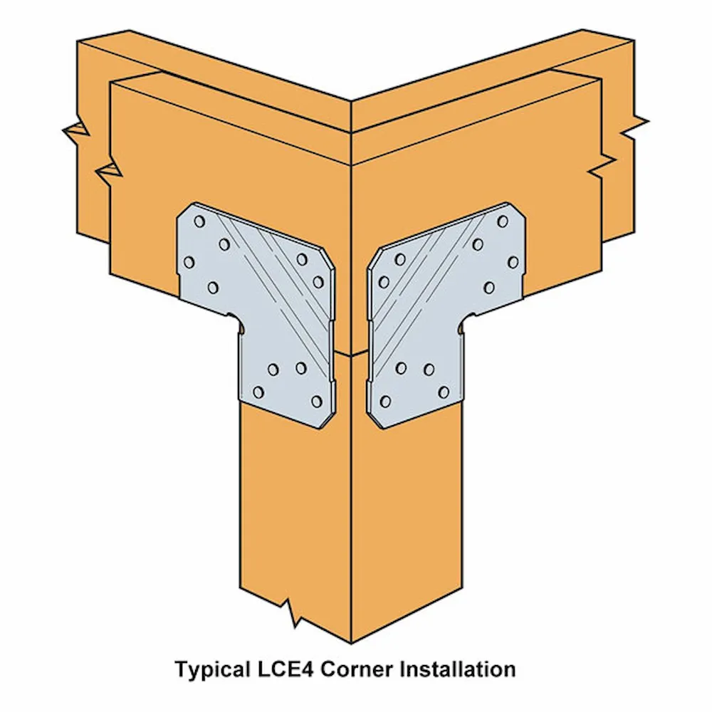 Simpson Strong-Tie LCE4Z ZMAX Split Post Cap – Universal for 4x
