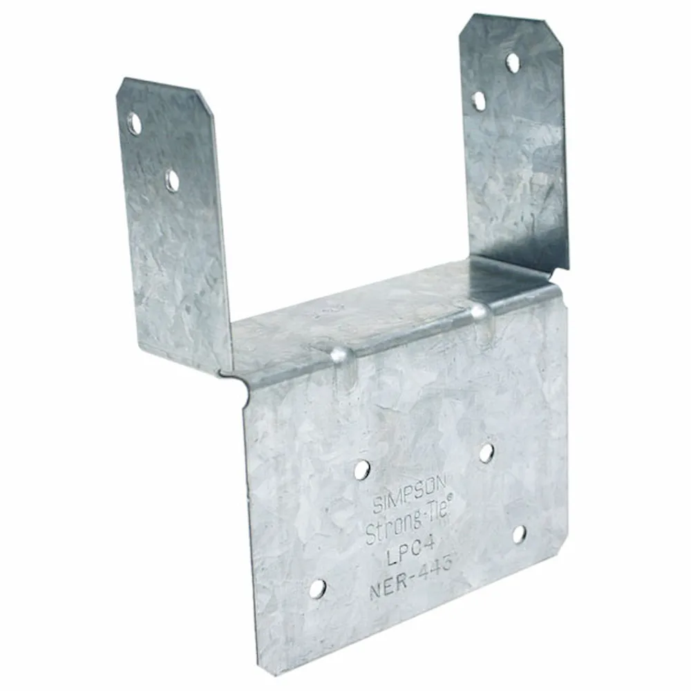 Simpson Strong-Tie LPC4Z ZMAX Post Cap – Adjustable 4x Beam/J oist