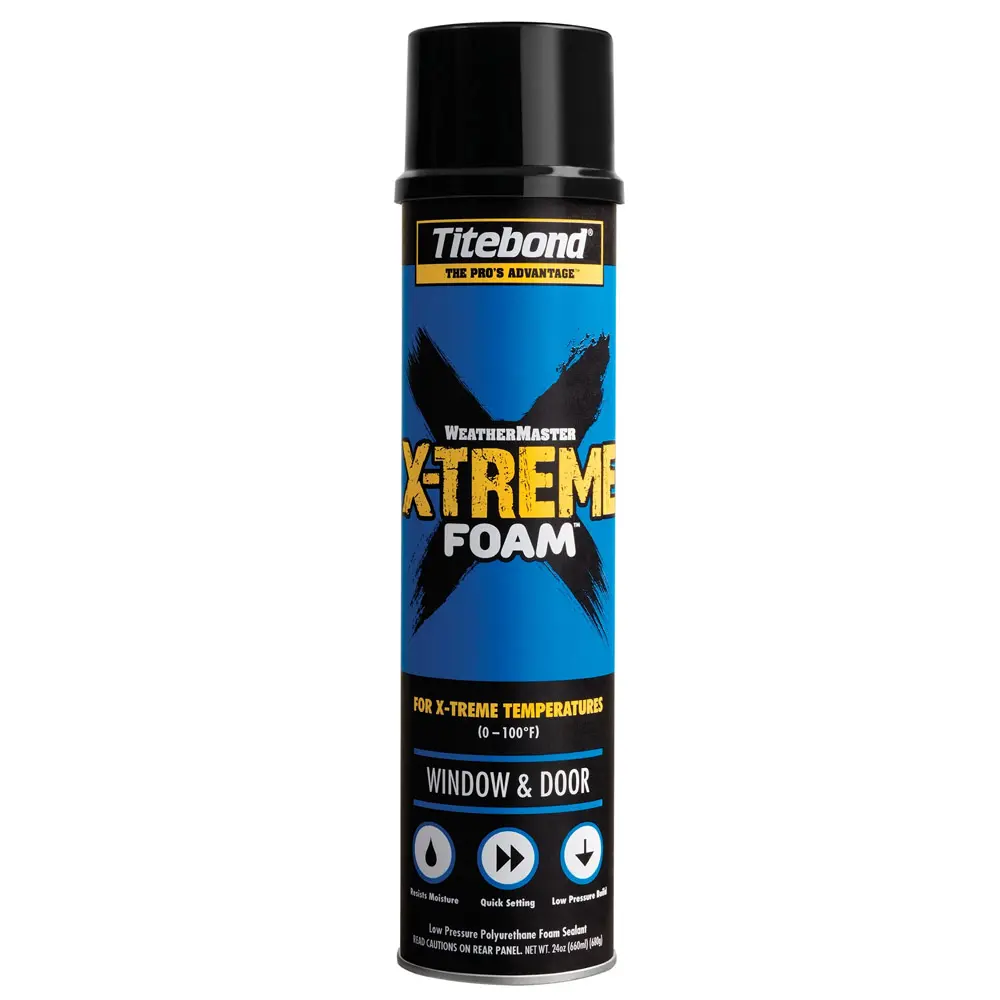Titebond WeatherMaster X-TREME Window & Door Foam Sealant 24 oz