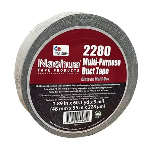 natpe様 Nashua 2280 Silver Multi-Purpose Duct Tape - 1.89 in x 60.1 yd.