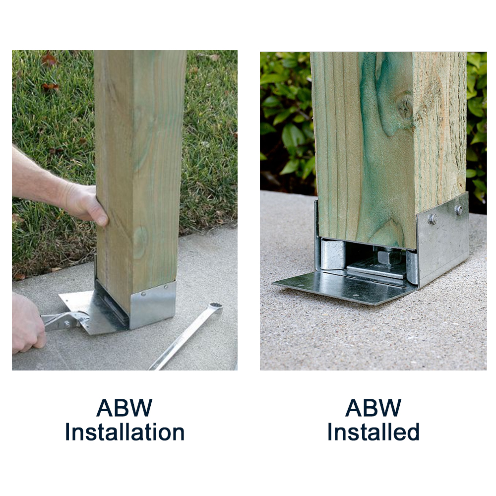 Simpson Strong Tie ABW66RZ Adjustable Stand Off Post Base