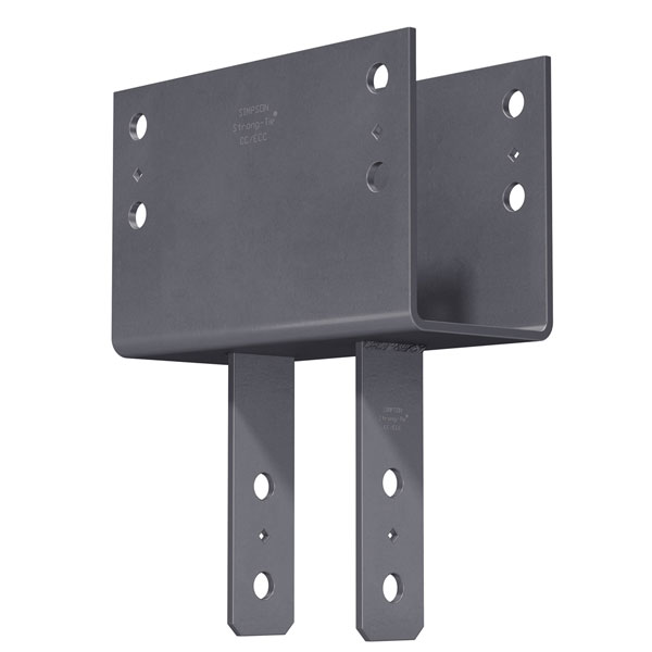 Simpson Strong-Tie ECCQ5-6SDS2.5 End Column Cap with SDS Screws