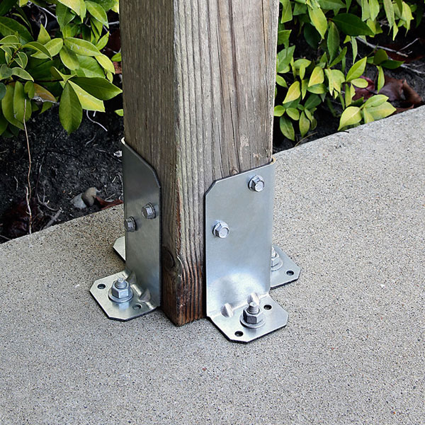 Sssy  Simpson Strong-Tie RPBZ ZMax® Retrofit Post Plate