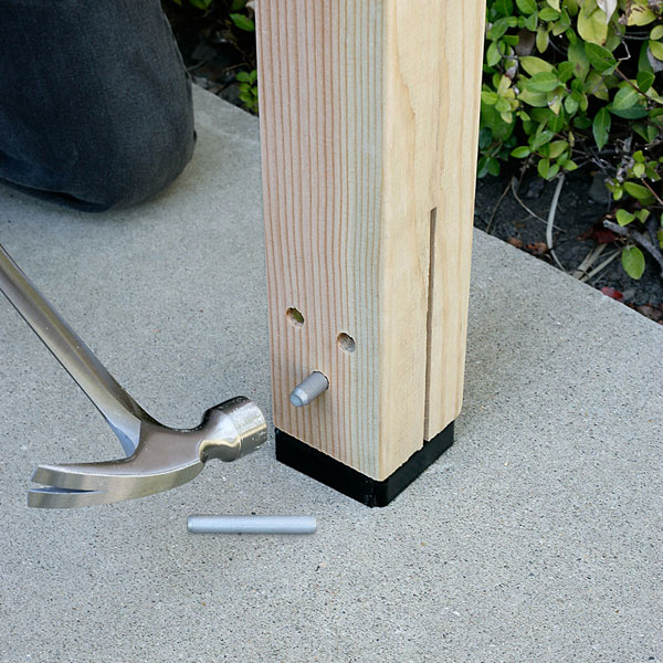 サム Simpson Strong-Tie PBST46Z 4x6 Post Base Standoff - ZMAX