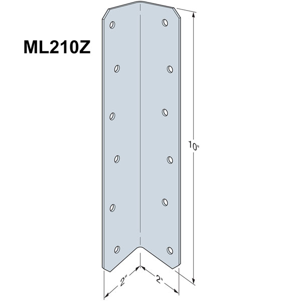 Simpson Strong Tie ML210Z ZMax® 12 Gauge Angle