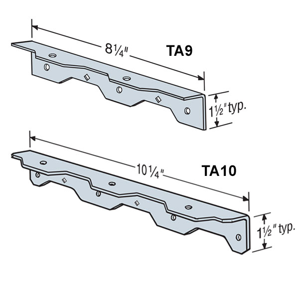 KAZですA Simpson Strong Tie TA9Z-R Staircase Angles