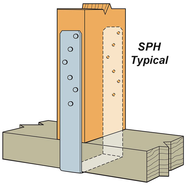 SUAYMO様 Simpson Strong-Tie DSPZ ZMax® Double Stud Plate Tie
