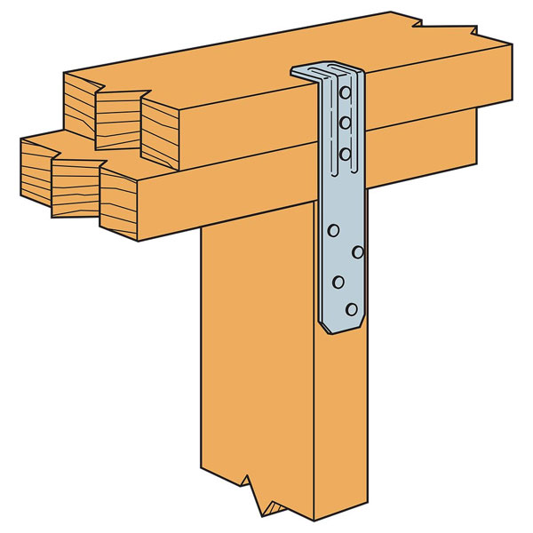 Simpson Strong-Tie SSPZ ZMax® Single Stud Plate Tie